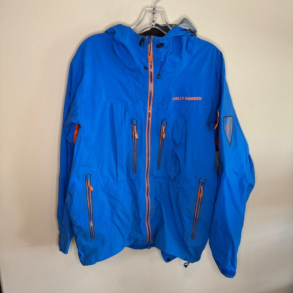 Helly Hansen Odin Ski jacket with RECCO. Men's M. Blue & orange - Picture 1 of 16